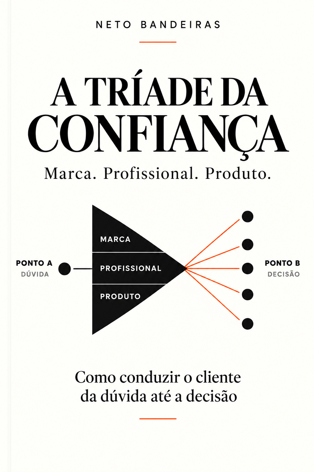 Capa do livro A Tríade da Confiança, de Neto Bandeiras